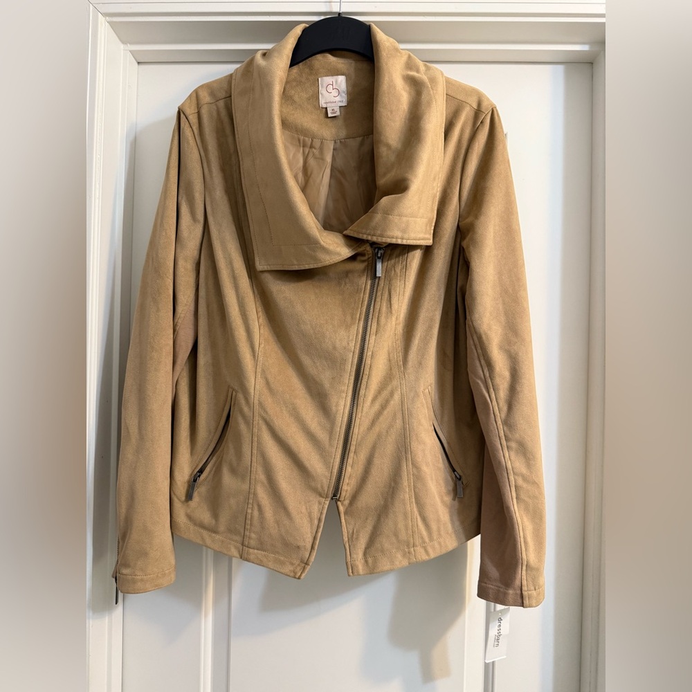 Dress barn suede jacket XL